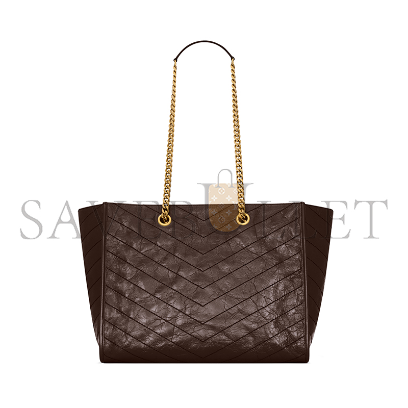 YSL NIKI SHOPPING IN VINTAGE LEATHER 8711510EN072877 (33*26*14cm)